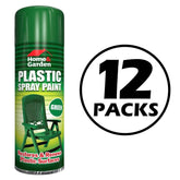12X Home & Garden Plastic Green Spray Paint Home Garden 300ml Spray Paint